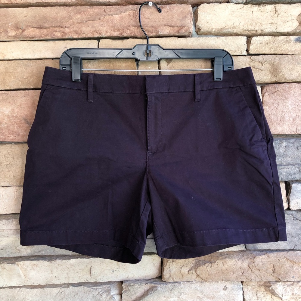Tommy Hilfiger dark purple khaki Hollywood shorts NWT 10
